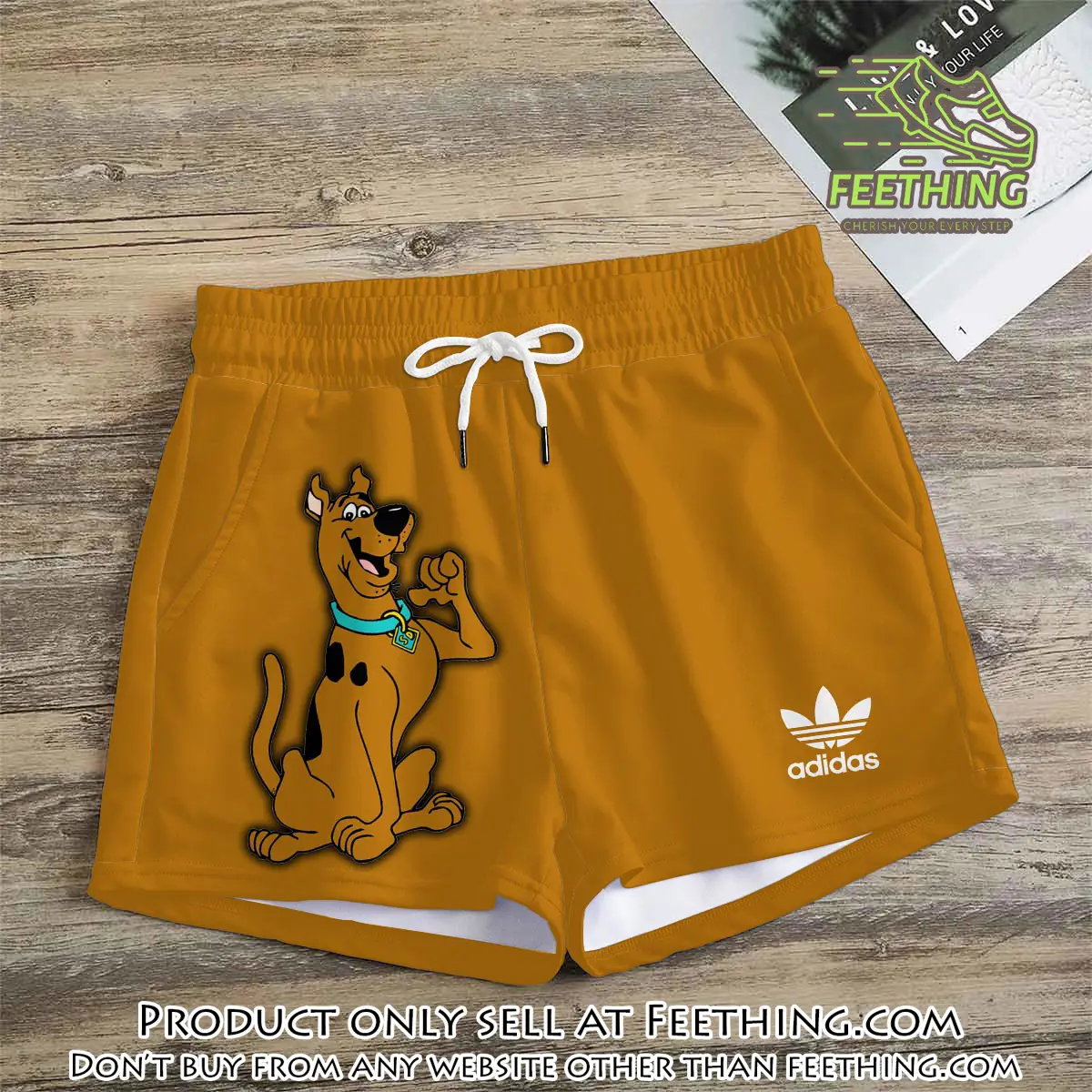 Premium scoobydoo in adidas women shorts lady beach shorts wms1075 ft5935355